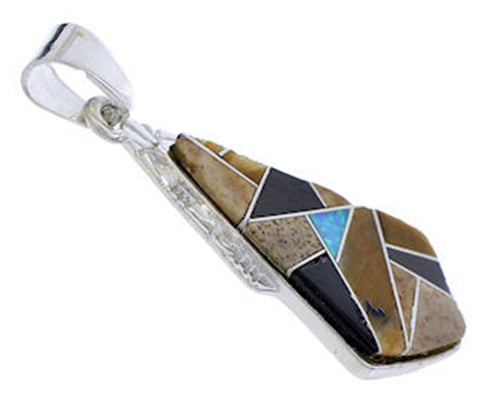 Multicolor Silver Jewelry Slide Pendant YS70944